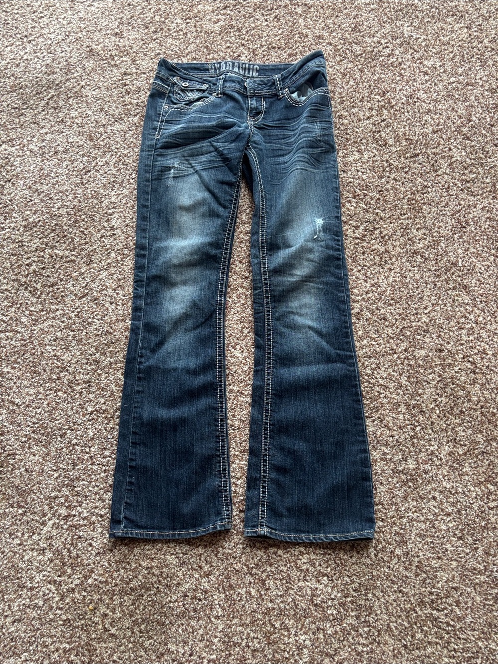 Hydraulic Dark Blue Flare Jeans